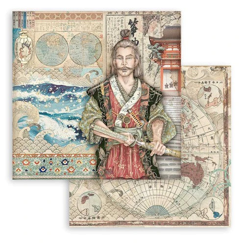 Stamperia Paper Packs 12X12 SIR VAGABOND JAPAN