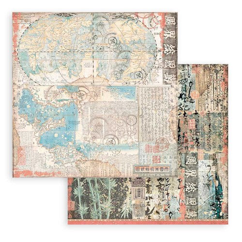 Stamperia Paper Packs 12X12 SIR VAGABOND JAPAN