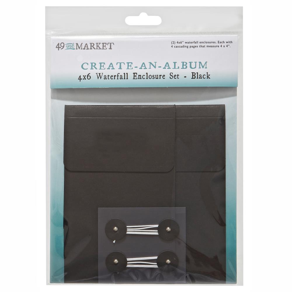49 and Market Create-An-Album Waterfall Enclosure Set 4"X6"
