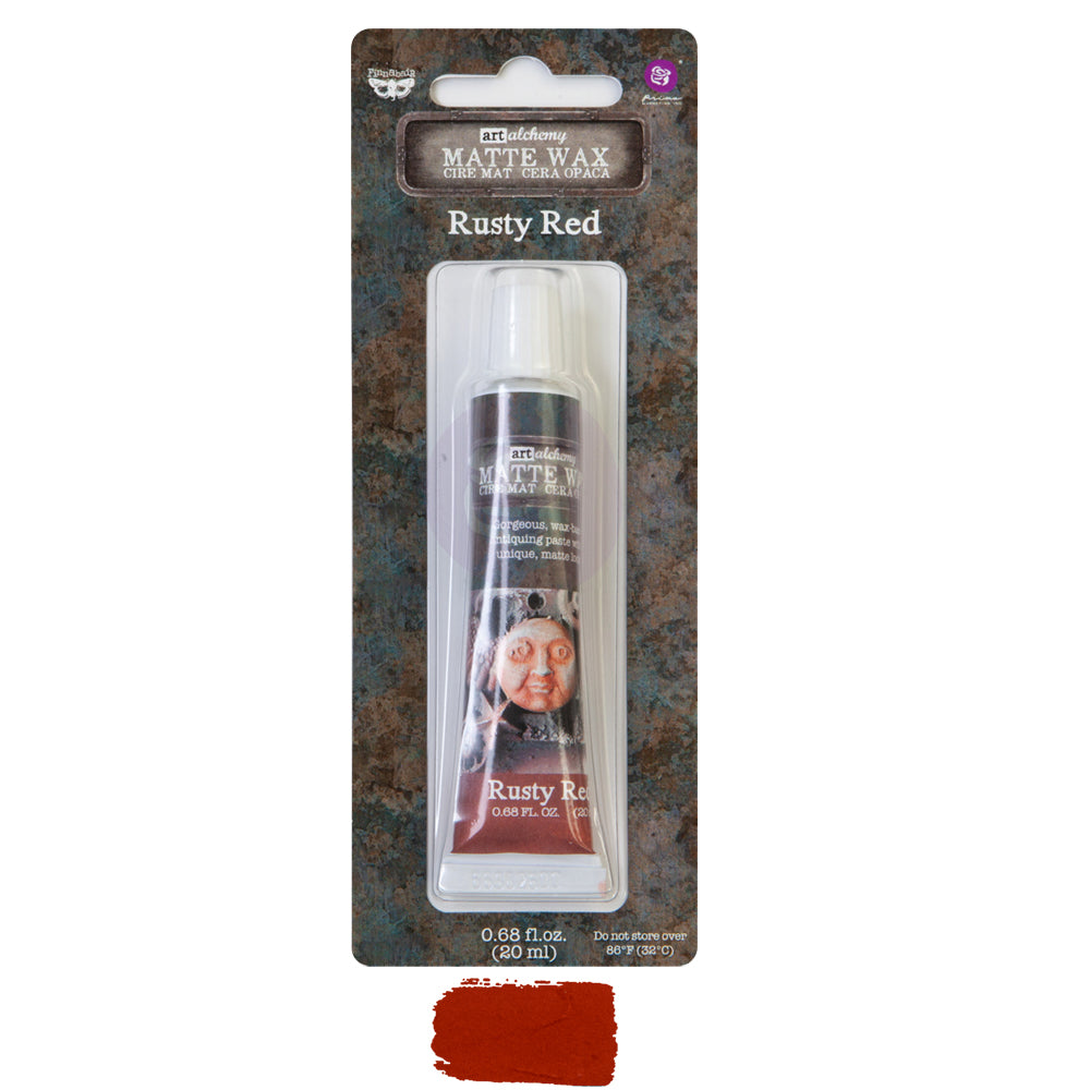 Finnabair Wax Paste - Rusty Red - 0.68 fl oz (20 ml)