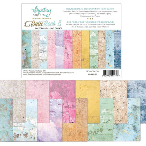 Mintay Papers 6x8 Fussy Cut Add-on Book BASIC 5