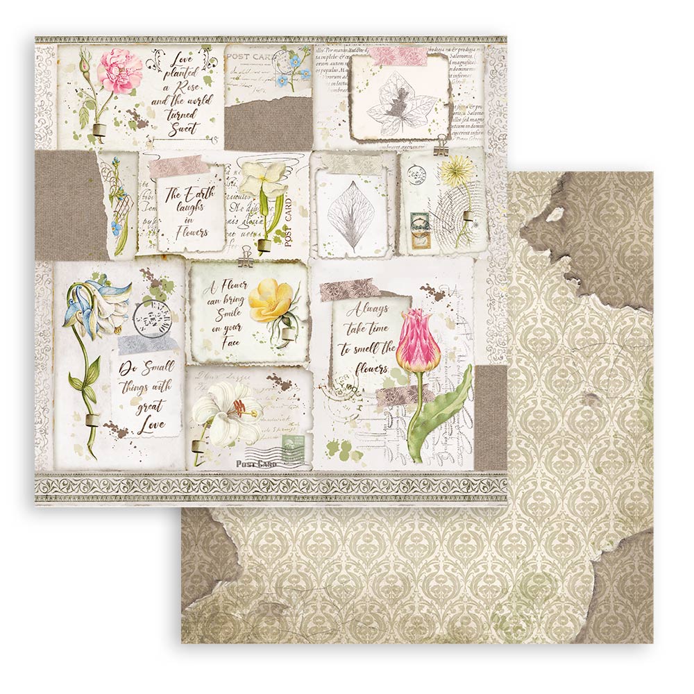 Stamperia Paper Packs 12X12 GARDEN HOUSE