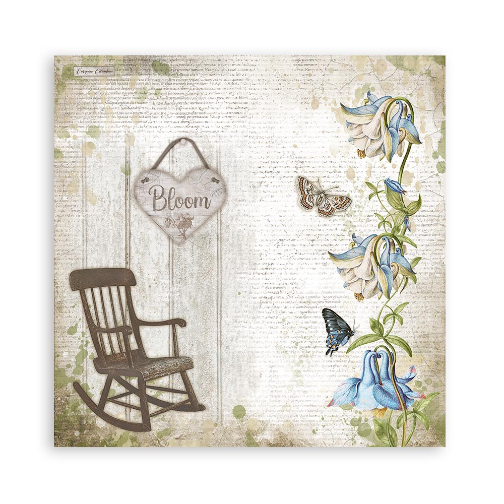 Stamperia Paper Packs 12X12 GARDEN HOUSE