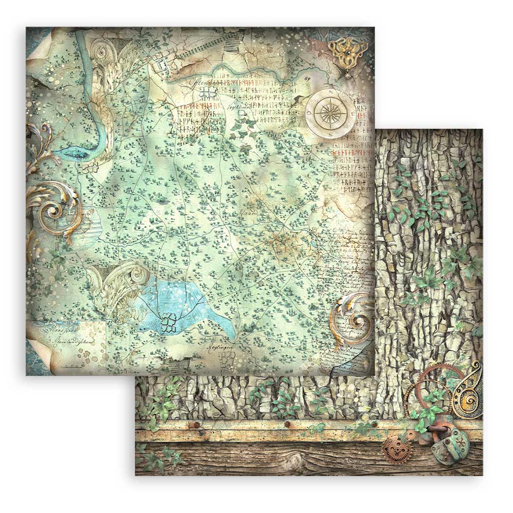 Stamperia Paper Packs 12X12 MAGIC FOREST BACKGROUNDS