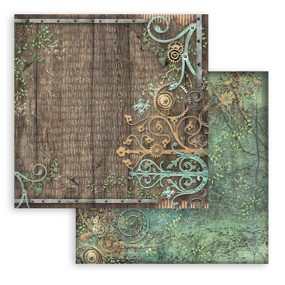 Stamperia Paper Packs 12X12 MAGIC FOREST BACKGROUNDS