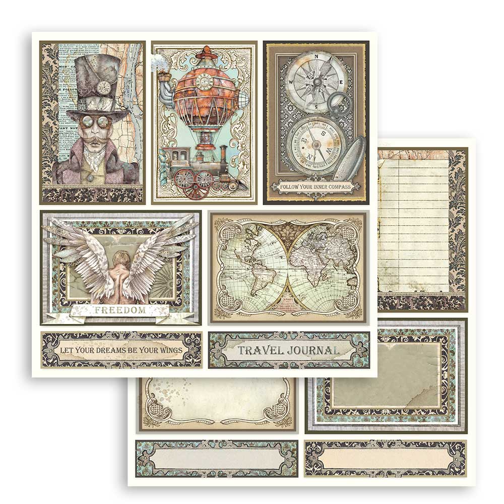 Stamperia Paper Packs 12X12 SIR VAGABOND