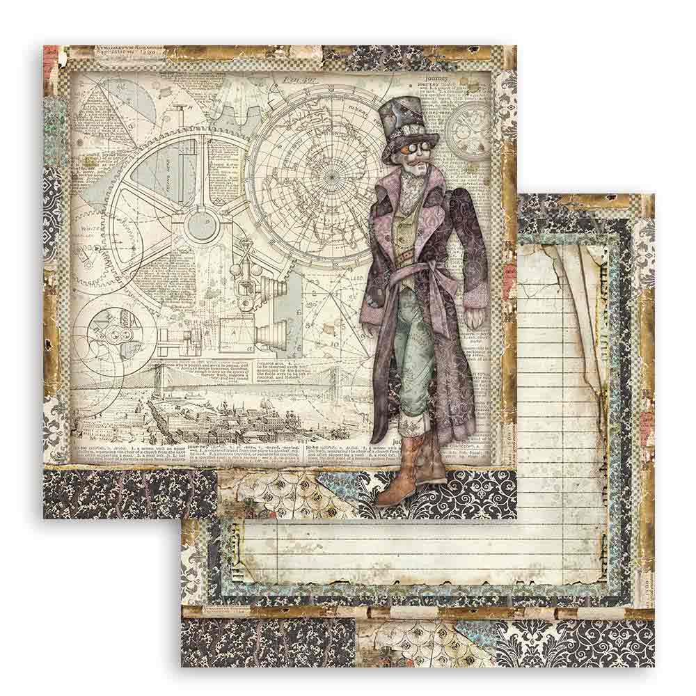 Stamperia Paper Packs 12X12 SIR VAGABOND