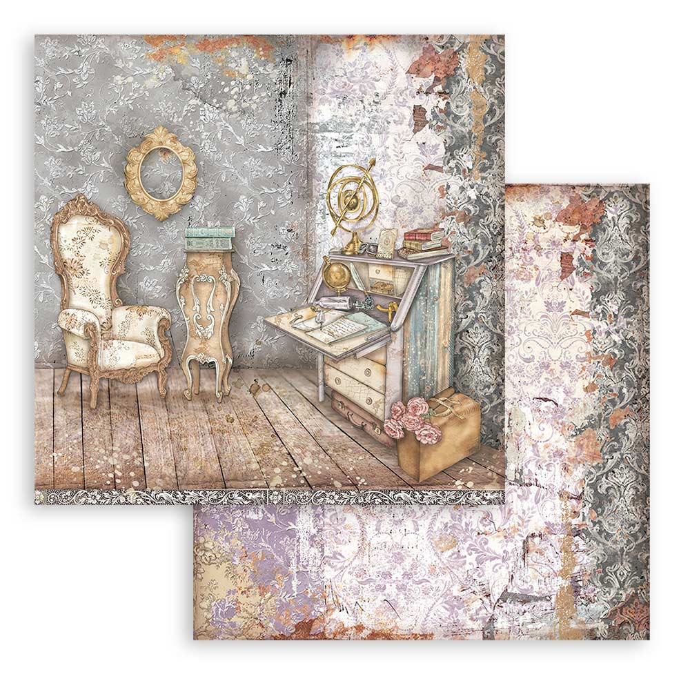 Stamperia Lady Vagabond Lifestyle Library A4 Decoupage Paper - TH