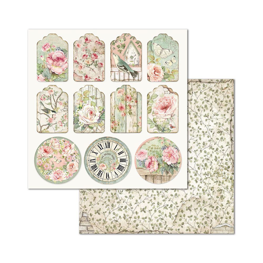 Stamperia Paper Packs 8x8 HOUSE OF ROSES