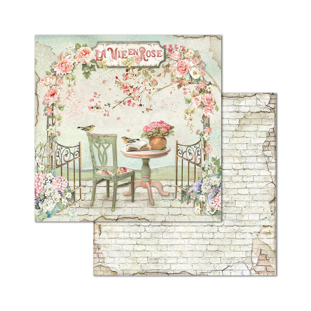 Stamperia Paper Packs 8x8 HOUSE OF ROSES