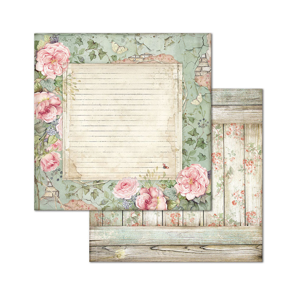 Stamperia Paper Packs 8x8 HOUSE OF ROSES