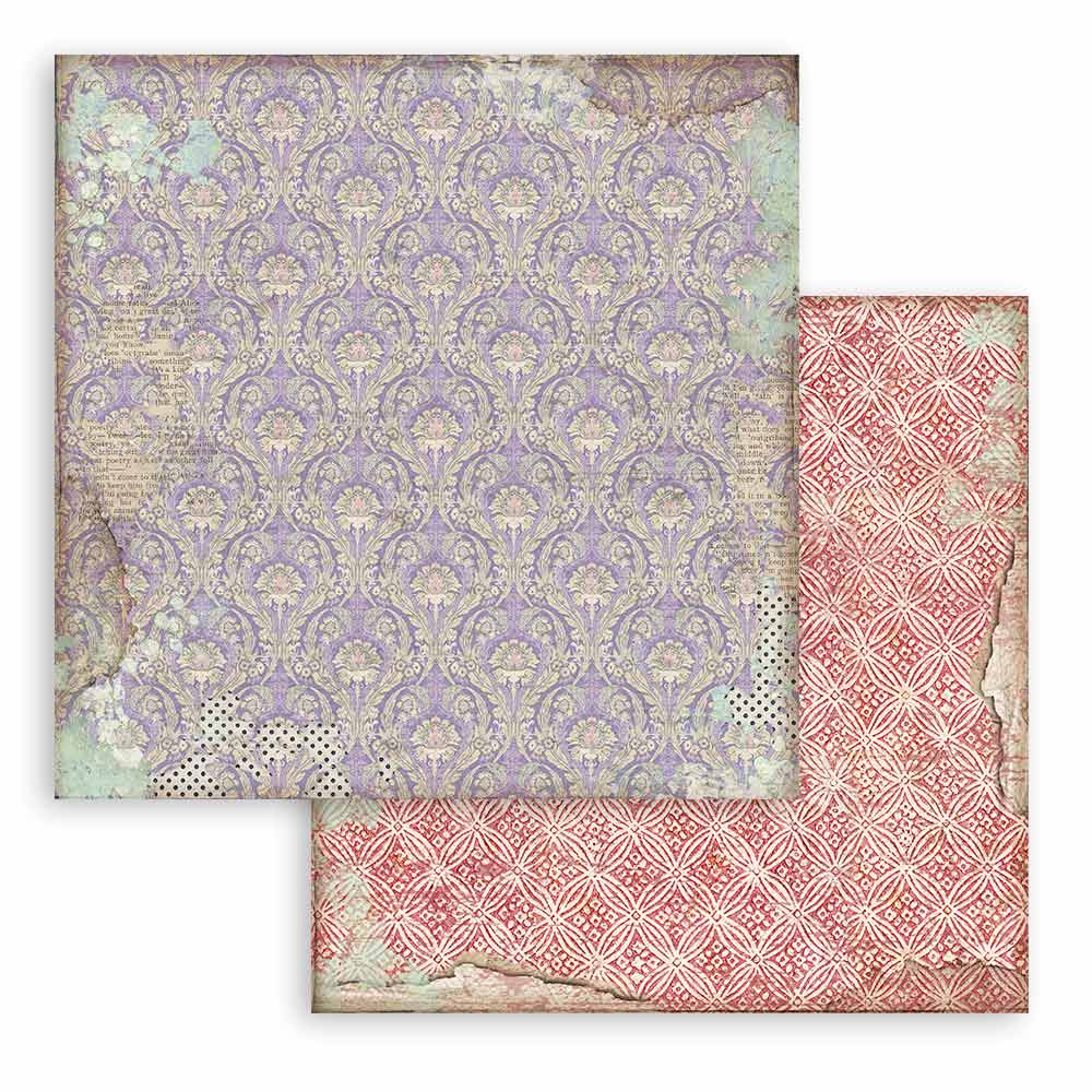 Stamperia Paper Packs 8x8 ALICE BACKGROUNDS