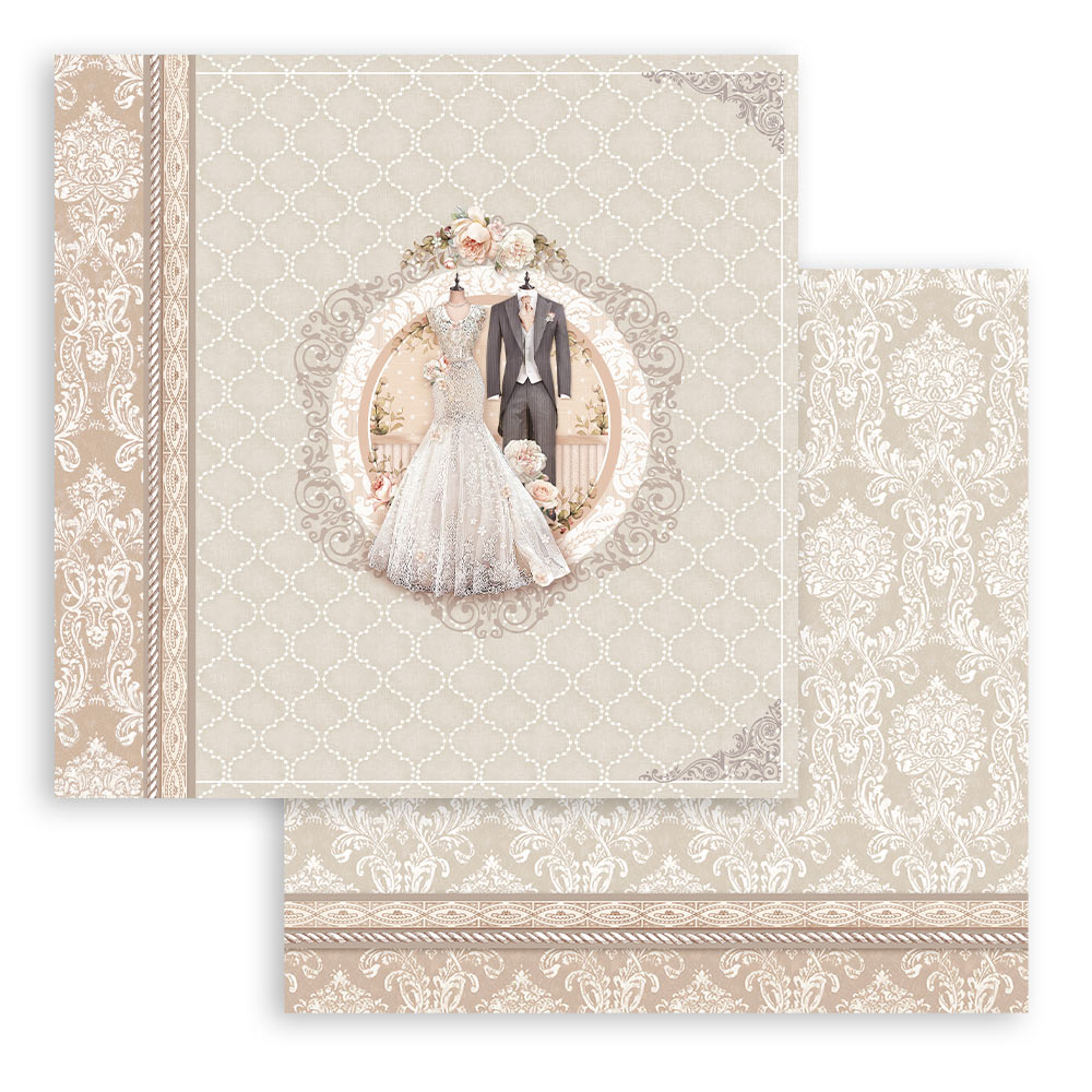 Stamperia Paper Packs 8x8 YOU AND ME