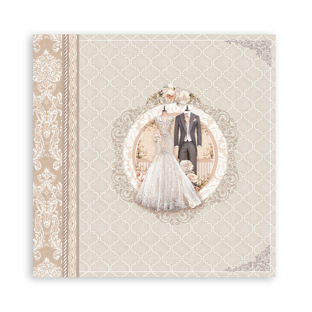 Stamperia Paper Packs 8x8 YOU AND ME