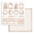 Stamperia Paper Packs 8x8 YOU AND ME