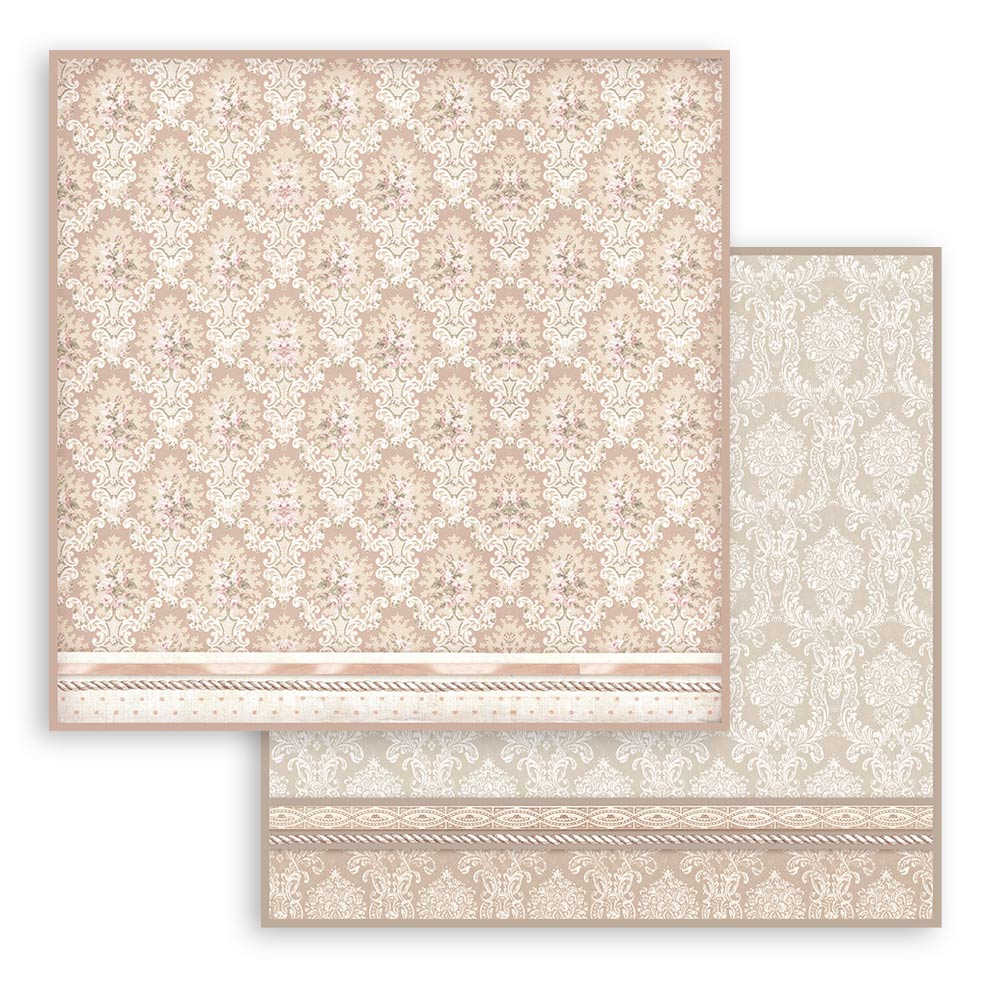 Stamperia Paper Packs 8x8 YOU AND ME BACKGROUNDS