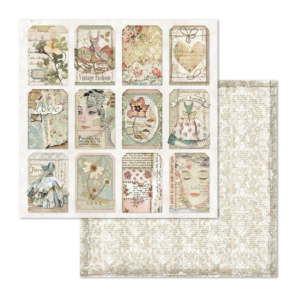 Stamperia Paper Packs 12X12 IMAGINE MAXI