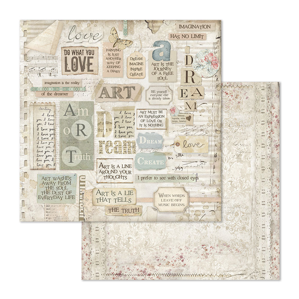 Stamperia Paper Packs 12X12 IMAGINE MAXI