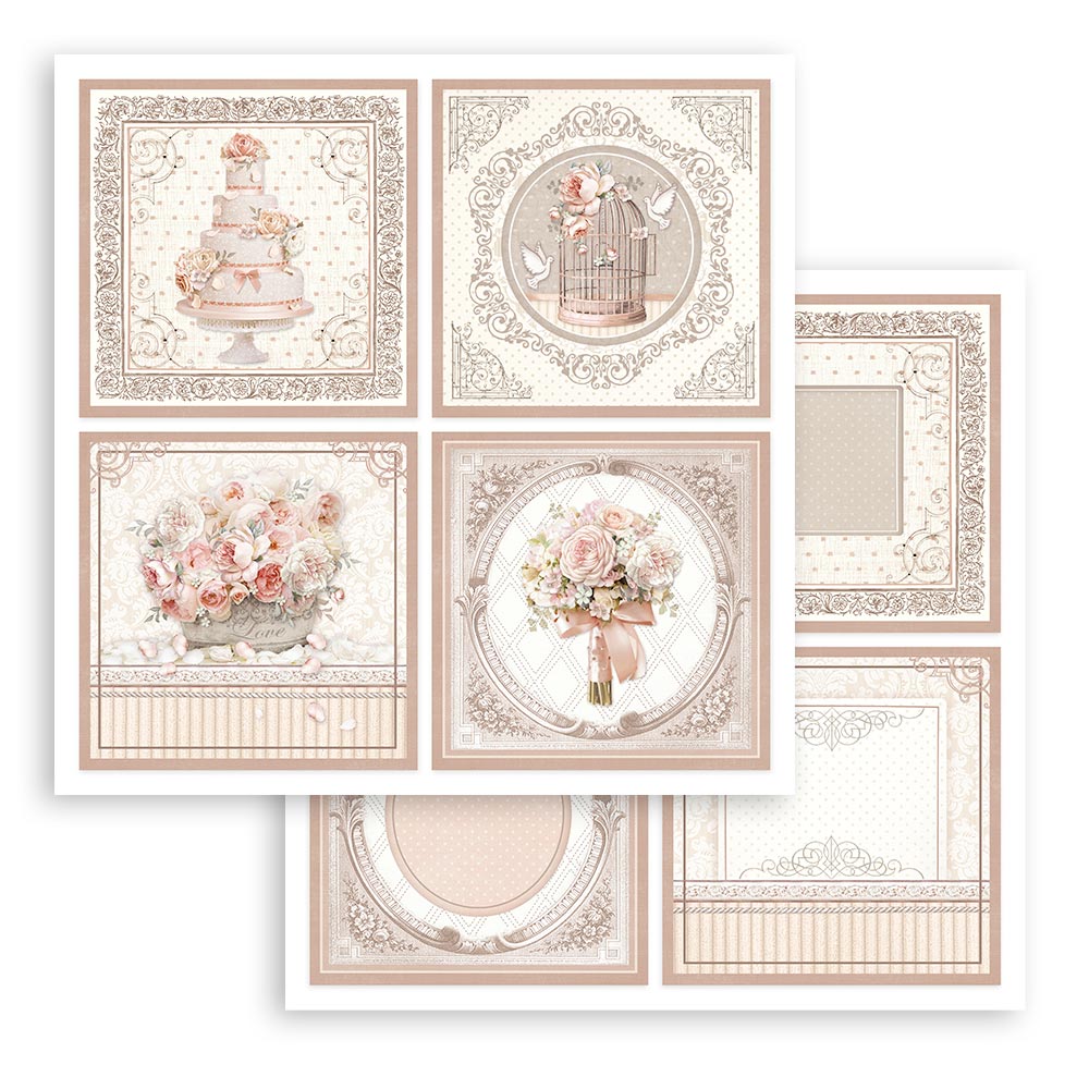Stamperia Paper Packs 6x6 YOU AND ME