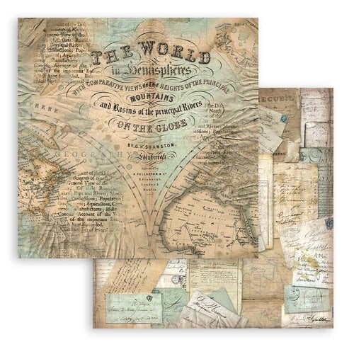 Stamperia Paper Packs 12X12 AROUND THE WORLD