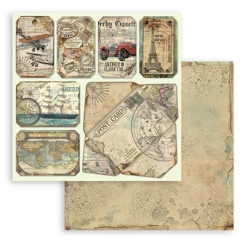 Stamperia Paper Packs 12X12 AROUND THE WORLD